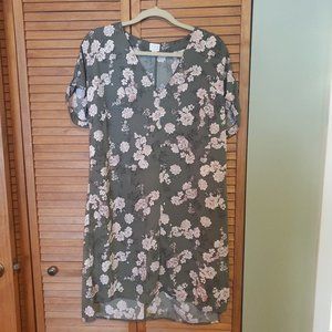 Light Green Floral Dress